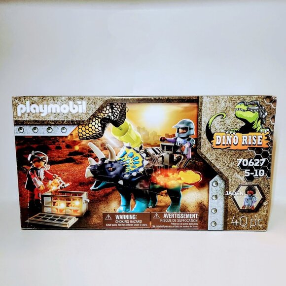 NEW Playmobil Dino Rise 70627 Triceratops Dinosaurs Battle Legendary Stones Lego - Picture 1 of 16